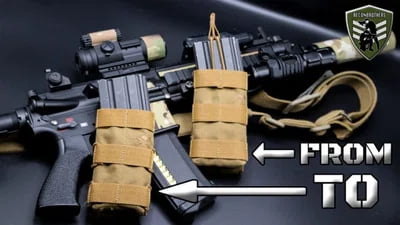 How to Mod an AR Bungee Mag Pouch to a Fast Mag Pouch