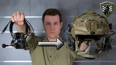 How to Mount a PELTOR ComTac Onto a Helmet