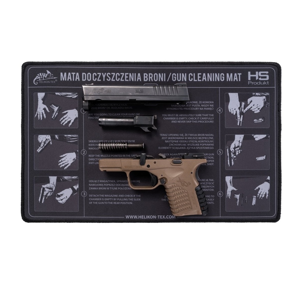 Reconbrothers - Helikon-tex - Gun Cleaning Mat - Front With Handgun