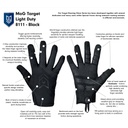 Reconbrothers - Masters of Gloves - TARGET Light Duty 8111 - Features Chart