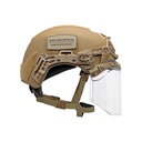 Reconbrothers - Team Wendy EXFIL Ballistic Visor - Coyote Brown Side Down