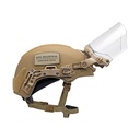 Reconbrothers - Team Wendy EXFIL Ballistic Visor - Coyote Brown Side Up