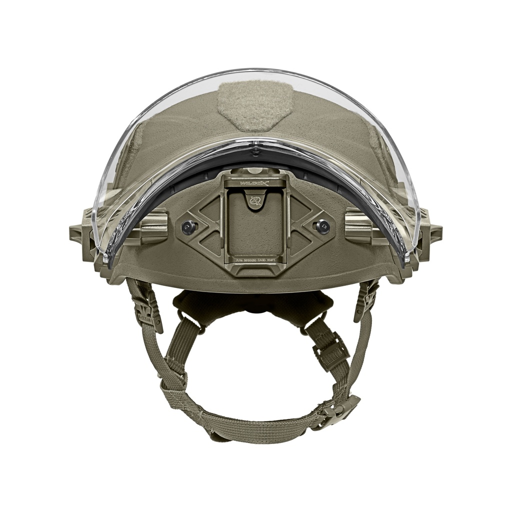 Reconbrothers - Team Wendy EXFIL Ballistic Visor - Ranger Green Front Up