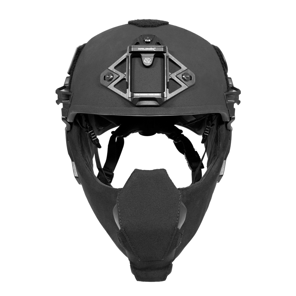 Reconbrothers - Team Wendy EXFIL Ballistic Mandible - Black Mounted Front