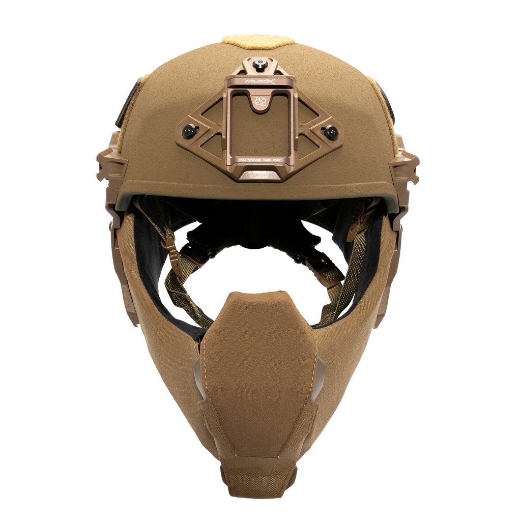 Reconbrothers - Team Wendy EXFIL Ballistic Mandible - Coyote Brown Mounted Front