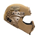Reconbrothers - Team Wendy EXFIL Ballistic Mandible - Coyote Brown Mounted Side