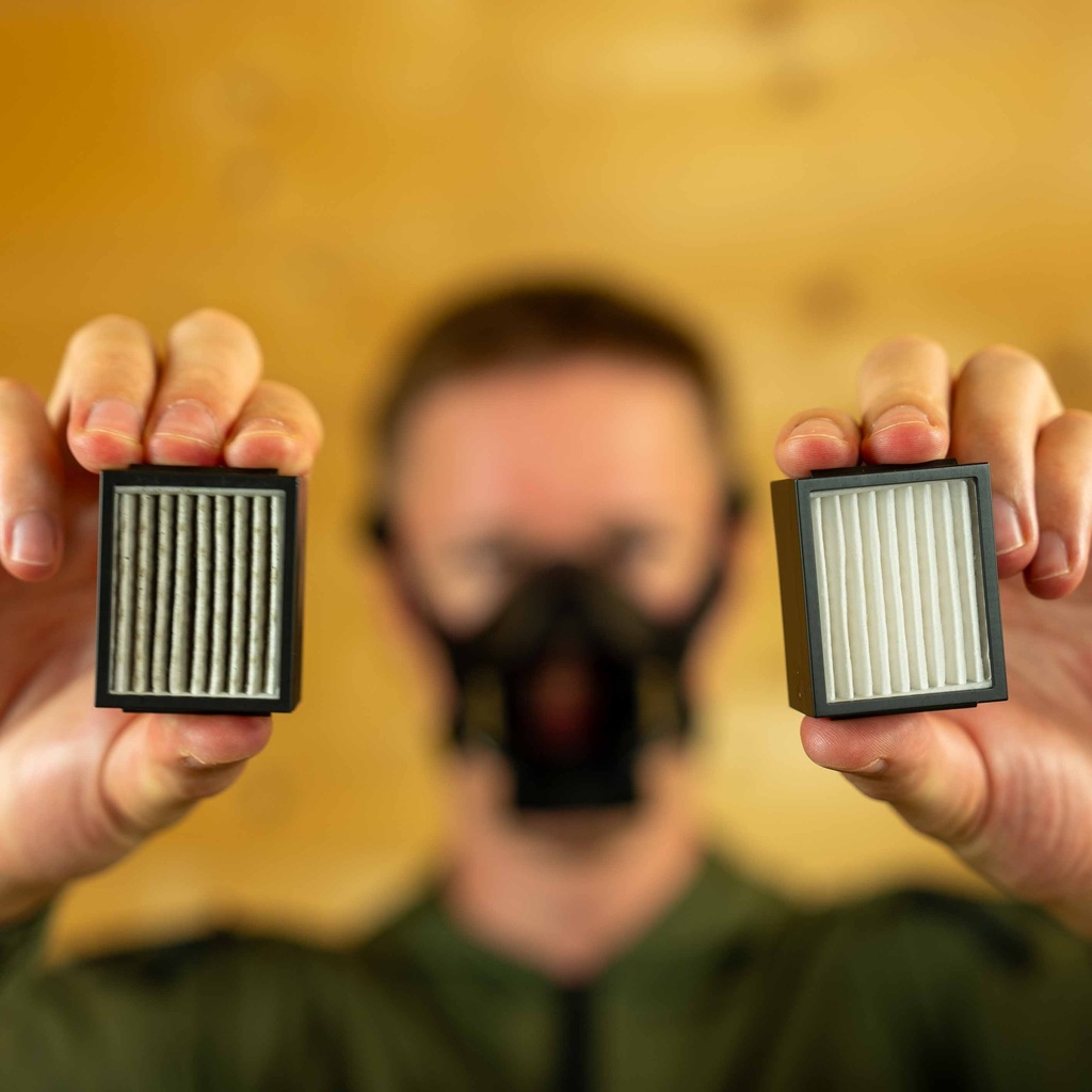 Reconbrothers - Ventus Respiratory TR2 - Clean vs Dirty FIlter
