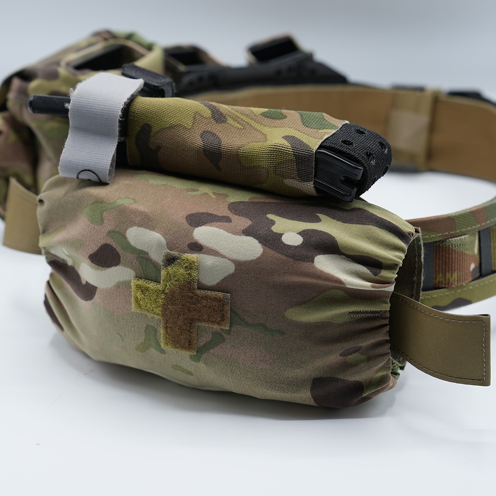 ReconBrothers® Ginger's Tactical Gear Battle Belt Setup Crye Multicam - Medic & TQ Pouch