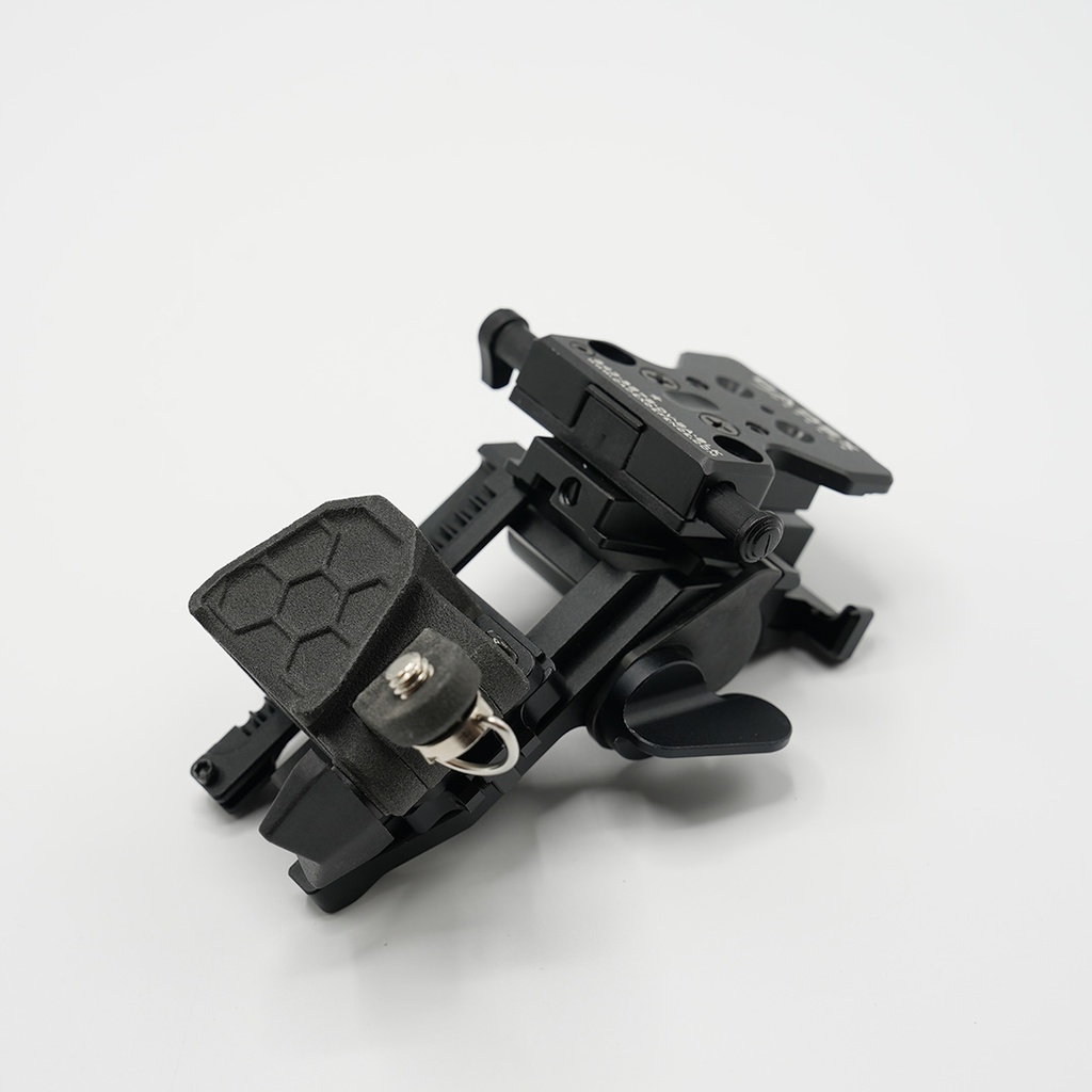 ReconBrothers - Cadex Low Profile Flip-up Mount & RayXagon J-arm - Combined