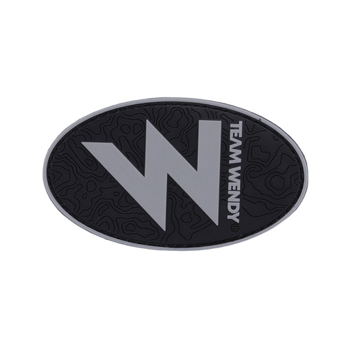[C390-BK-2] Team Wendy® Logo Patch Black