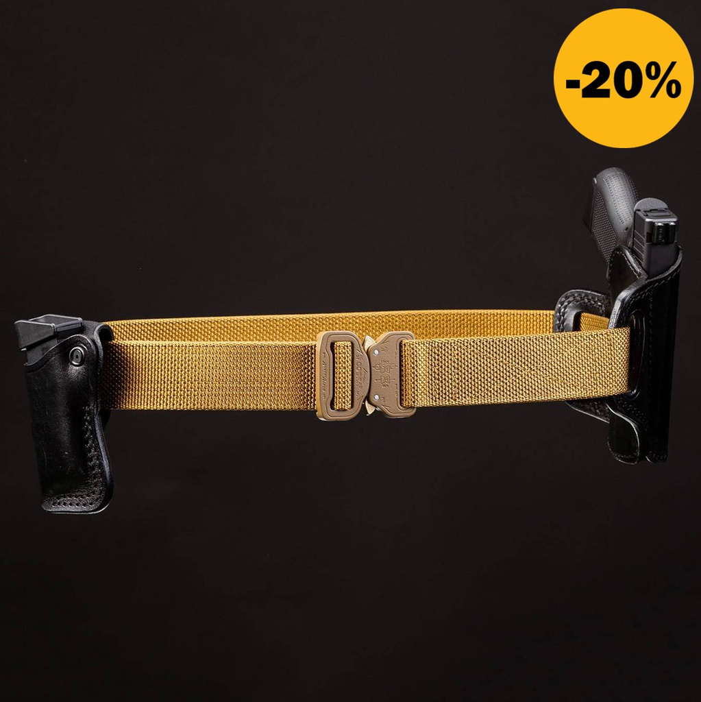 Templar's Gear© COBRA® ANSI Tactical Belt Coyote Brown