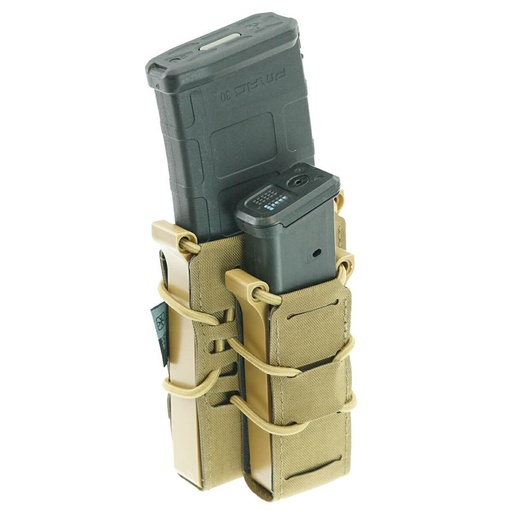 [TG-FMR+P-CB] Templar's Gear© Fast Rifle & Pistol Mag Pouch Coyote Brown