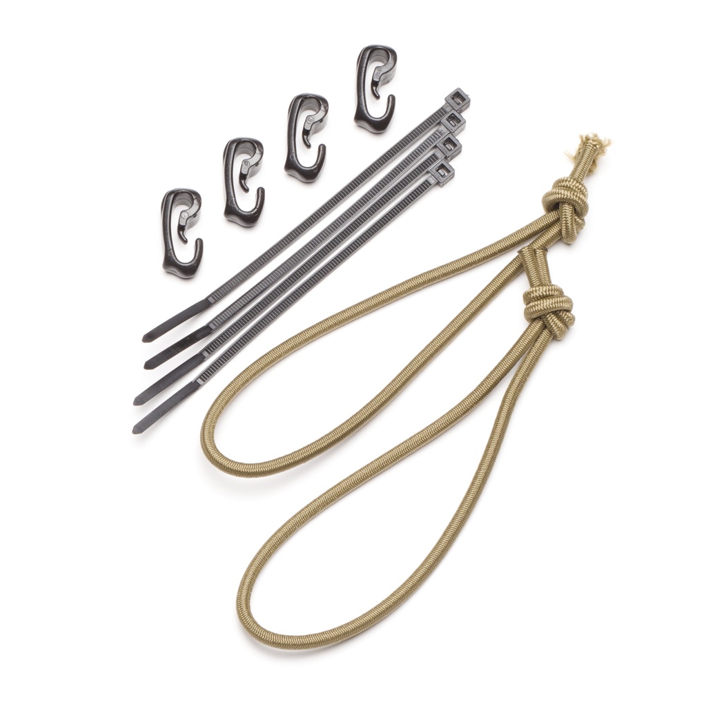 Team Wendy® Shock Cord Kit Rail 3.0 Coyote Brown