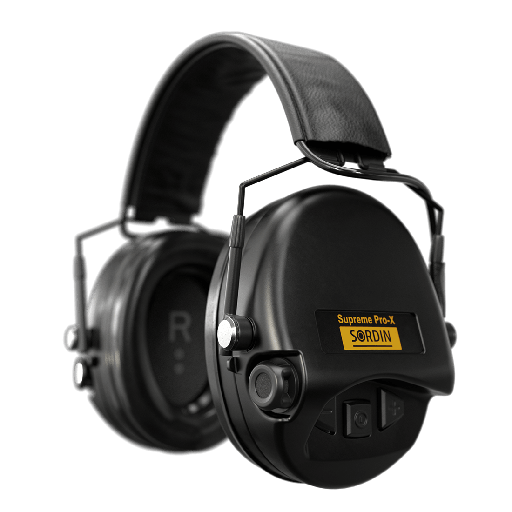 [74502-04-S] Sordin© Supreme Pro-X SFA Black