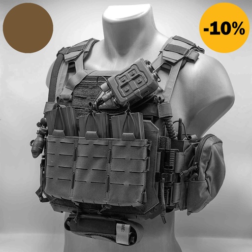 ReconBrothers® Direct Action® Fighter Plate Carrier Setup V1 Coyote Brown